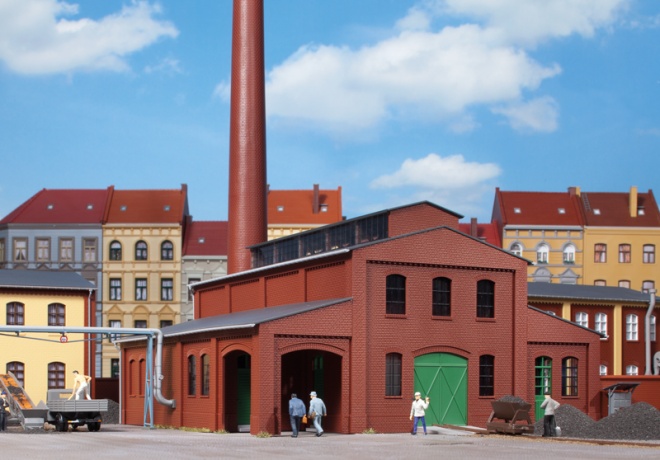 Boiler house with smokestack<br /><a href='images/pictures/Auhagen/11431.jpg' target='_blank'>Full size image</a>